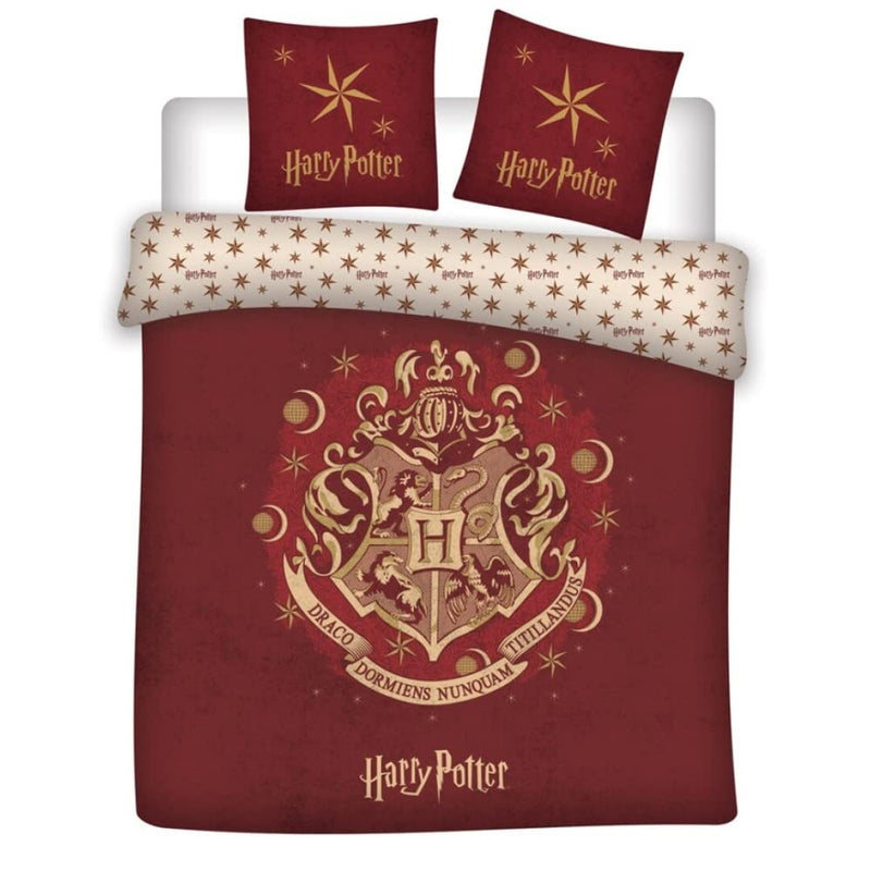 Aymax AYM-004HP-DVM 200 Duvet Cover Hogwarts Shield Corinthian 200 x 200 cm, Red, Extra Large