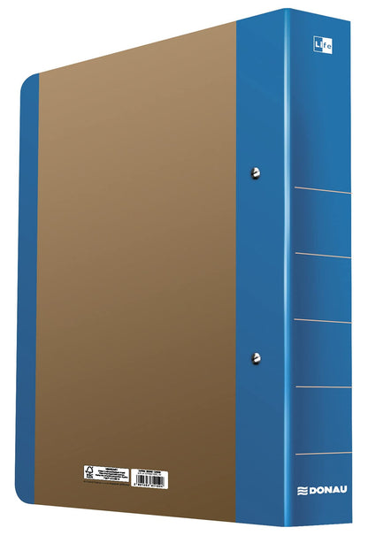 DONAU Ringbuch 2-Ringe Life blau