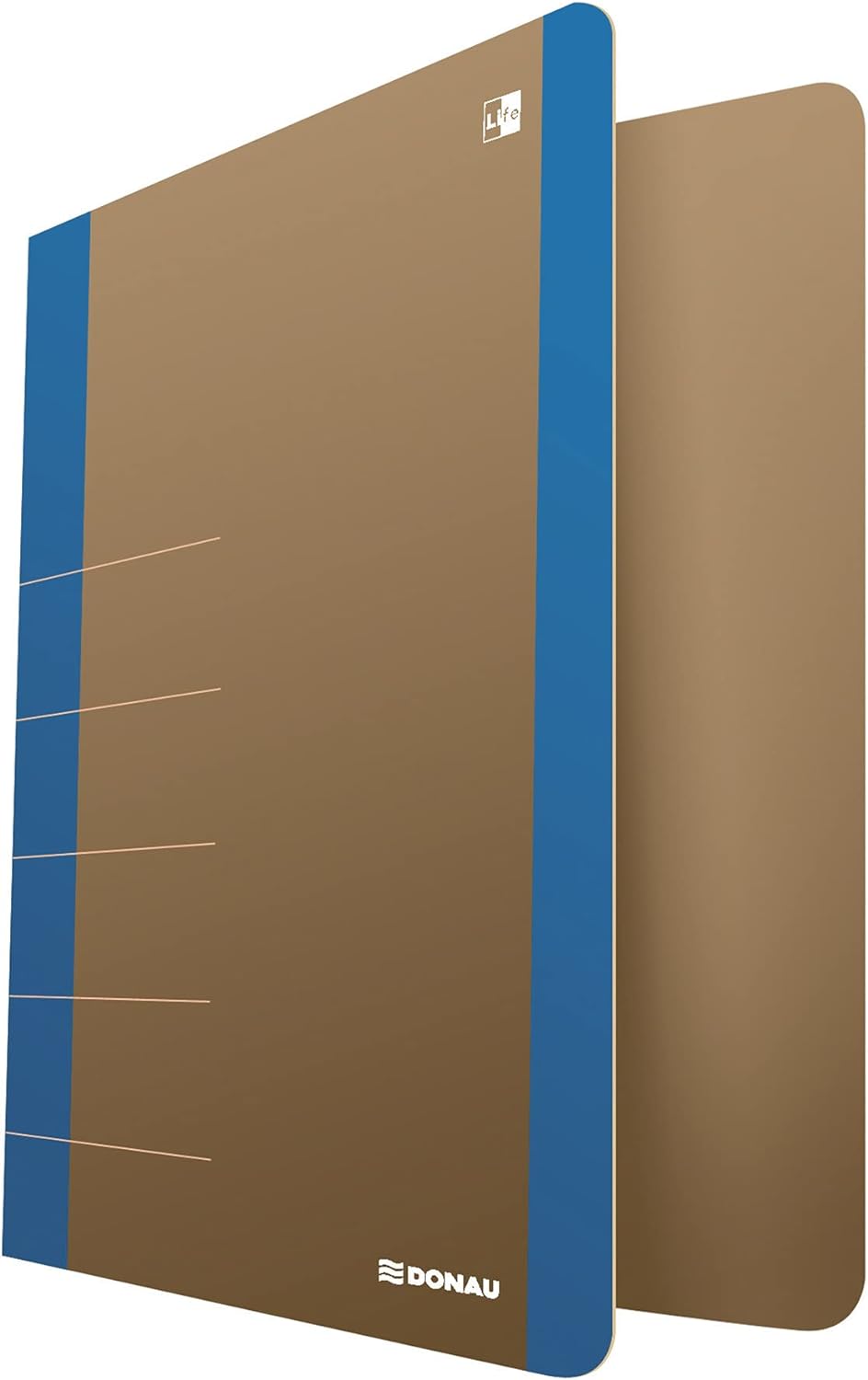 DONAU Ringbuch 2-Ringe Life blau