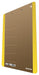 Cardboard Clipoard DONAU Life A4 with a Clip Yellow/Document Archiving/Type-A4 Board/Kind-Without Cover/Material-Cardboard/Colour-Yellow/Format-A4 / Weight (g/m2)-900 / Cardboard (mm)-1,8 yellow clipboard