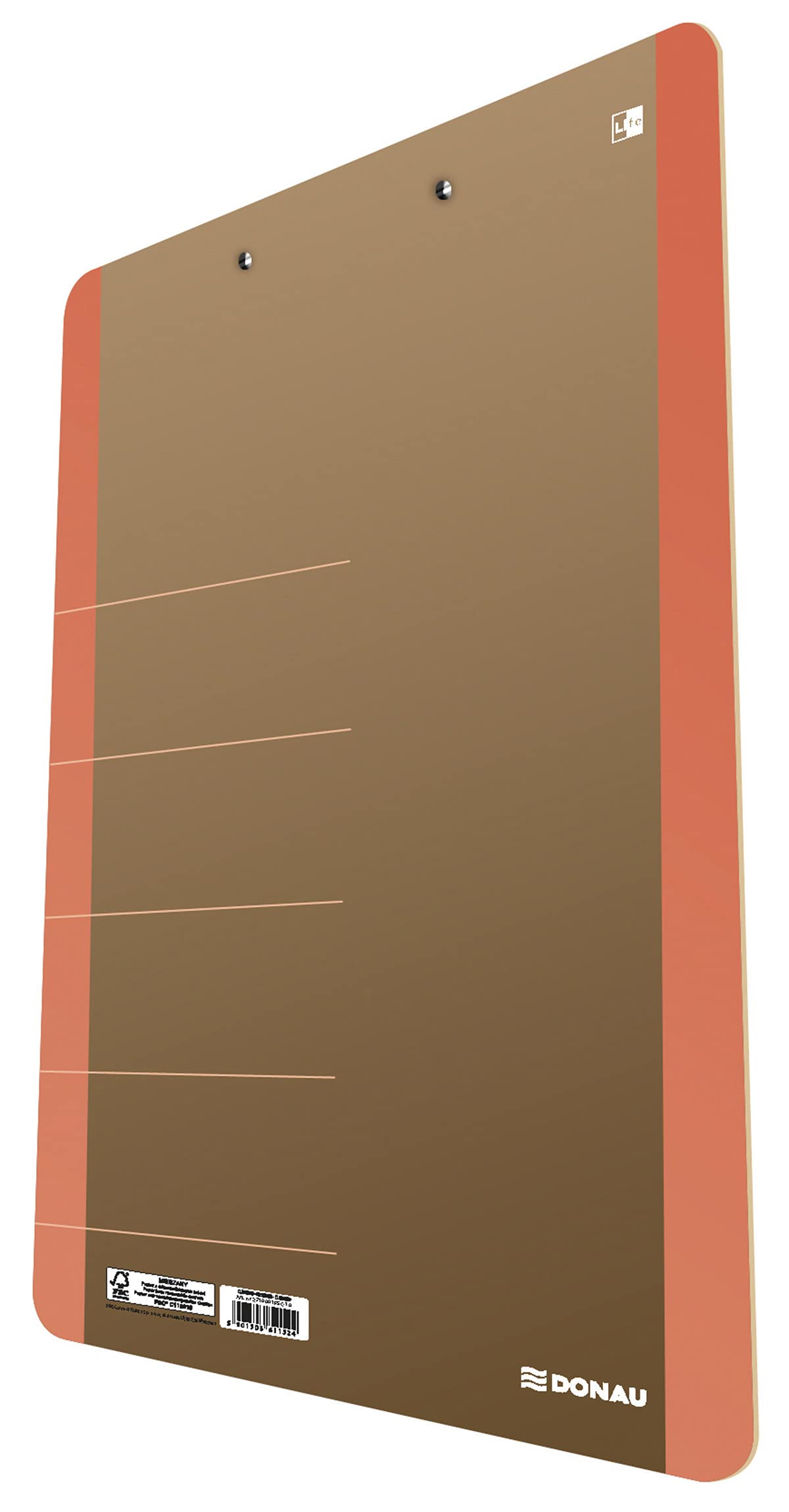 DONAU Klemmbrett Life 330288114 DIN A4 neonorange