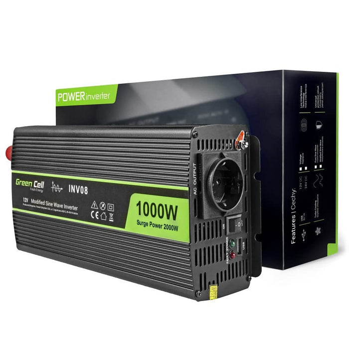 Green Cell KFZ Spannungswandler Power Inverter 12V