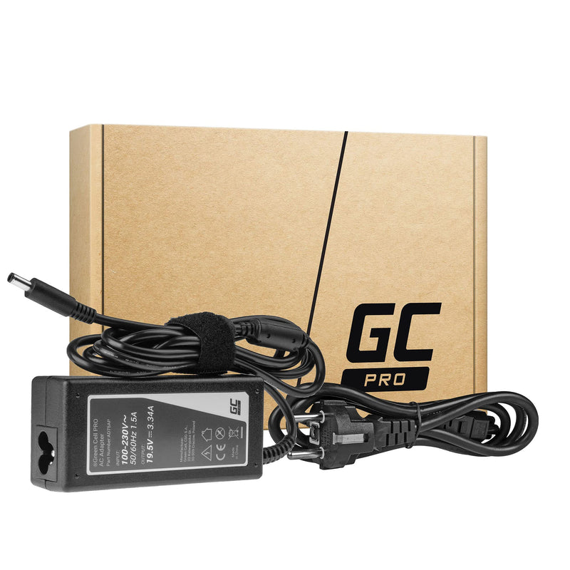 GC PRO Power Supply for Dell Inspiron 15 3543 3558 3559 5552 5558 5559 5568 17 5758 5759 Laptop Charger with Power Cable (19V 3.42A 65W