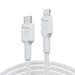 GC USB-C - Lightning Weißes Kabel PowerStream | 1m MFi Ladekabel Schnellladekabel für Apple iPhone 13 12 11 SE Pro/Max | iPhone X XR XS Max | iPhone 8 7 Plus 6 6S | iPad Air/Pro/Mini | Macbook Pro