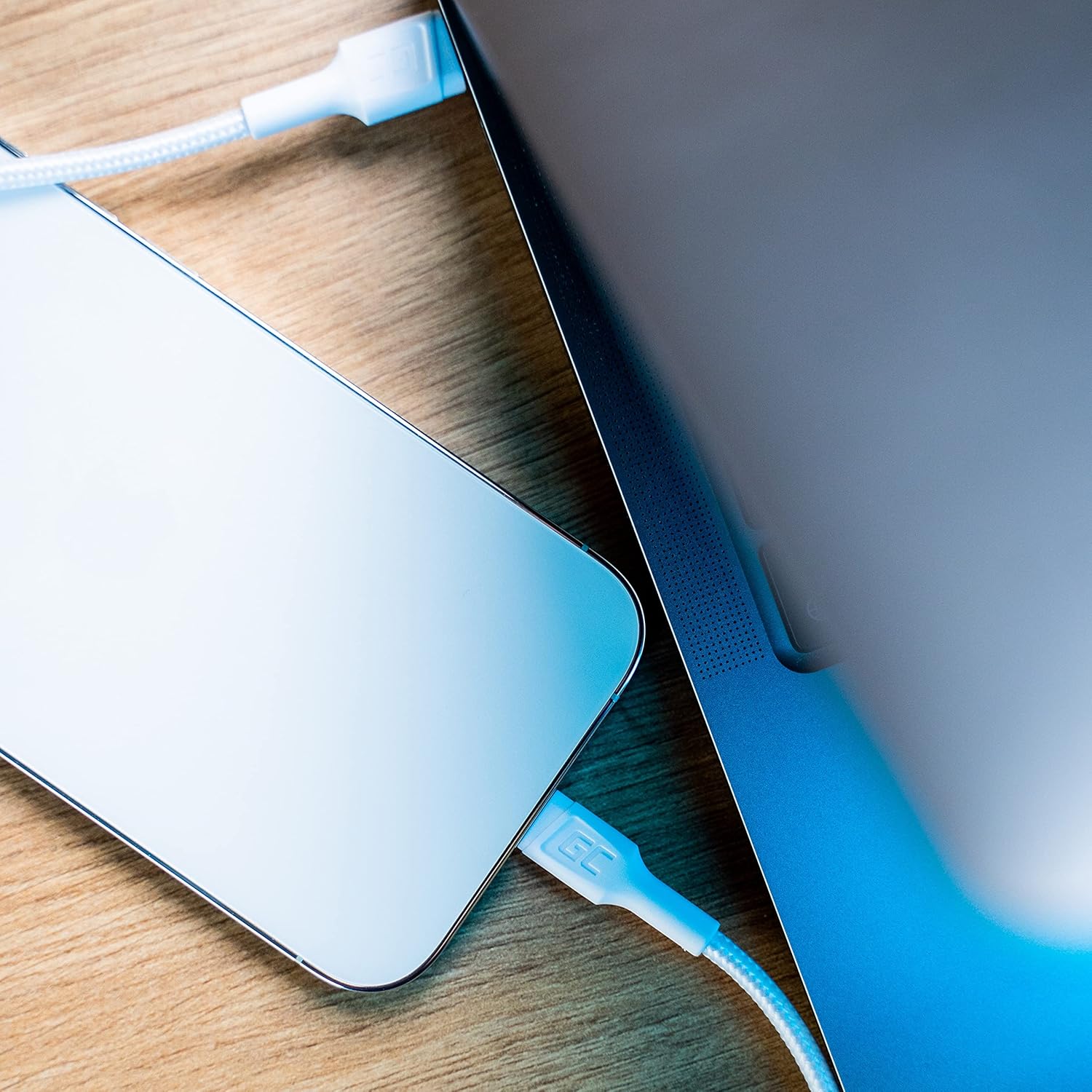 GC USB-C - Lightning Weißes Kabel PowerStream | 1m MFi Ladekabel Schnellladekabel für Apple iPhone 13 12 11 SE Pro/Max | iPhone X XR XS Max | iPhone 8 7 Plus 6 6S | iPad Air/Pro/Mini | Macbook Pro