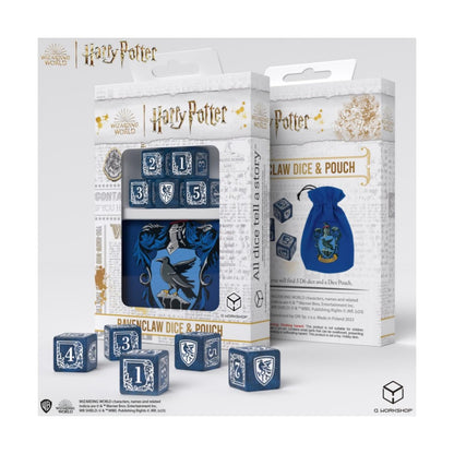 Q Workshop Harry Potter pack dés Ravenclaw Dice & Pouch Set (5)