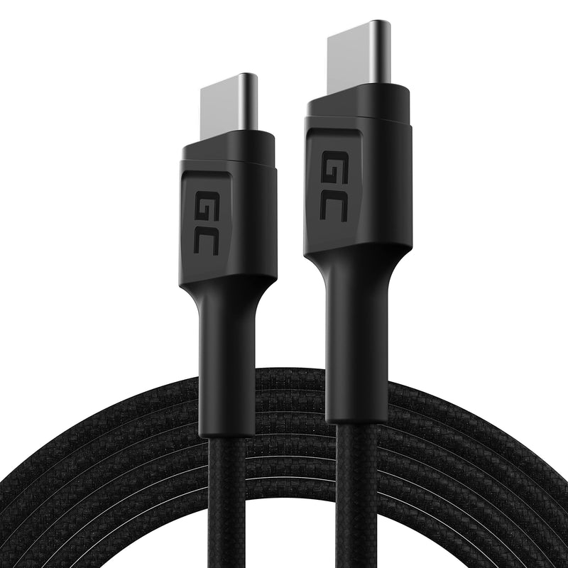GC PowerStream | 2m USB C - Tipo C Cavo Nylon Cavetto Cable di Ricarica 60W Power Delivery Ricarica Rapida Quick Charge 3.0 per Samsung Galaxy S22 S21 S20 Ultra S10 Note 20 10 | Ipad Pro 2020 Macbook