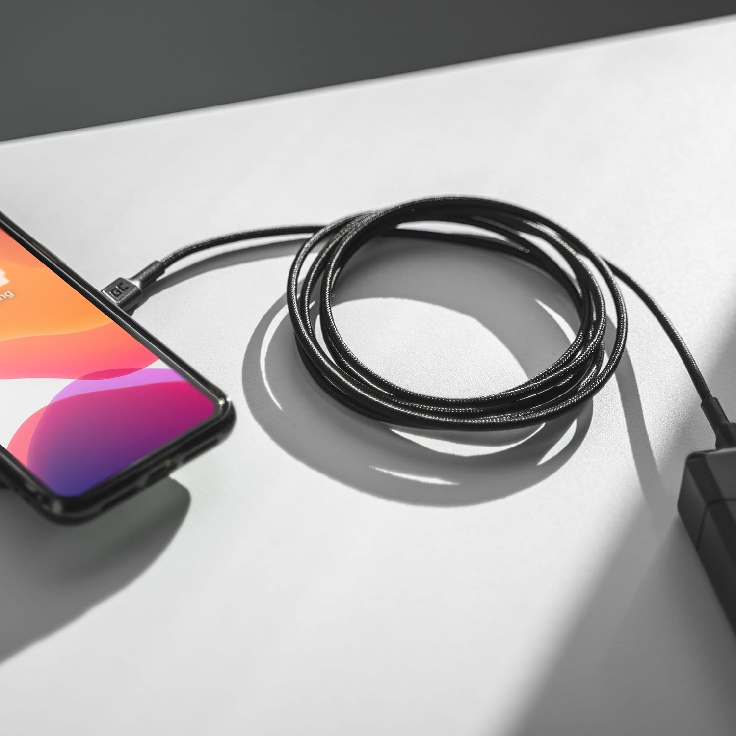 GC PowerStream | 2m USB C - Tipo C Cavo Nylon Cavetto Cable di Ricarica 60W Power Delivery Ricarica Rapida Quick Charge 3.0 per Samsung Galaxy S22 S21 S20 Ultra S10 Note 20 10 | Ipad Pro 2020 Macbook