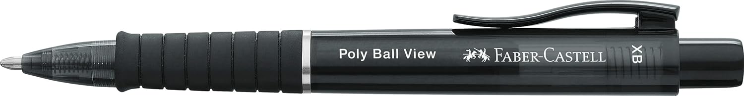 Faber-Castell Poly Ball View Ballpoint Pen - Black,145755