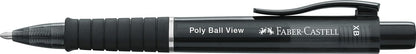Faber-Castell Poly Ball View Ballpoint Pen - Black,145755