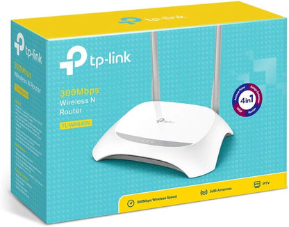 TP-Link N300 Wireless Wi-Fi Router with Internal Antenna (TL-WR840N