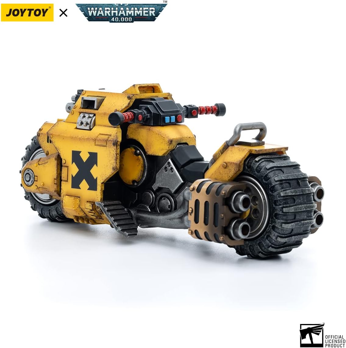 BLOOMAGE JOYTOY (BEIJING) TECH Joy Toy (CN) Warhammer 40k véhicule 1/18 Imperial Fists Raider-pattern Combat Bike 22 cm
