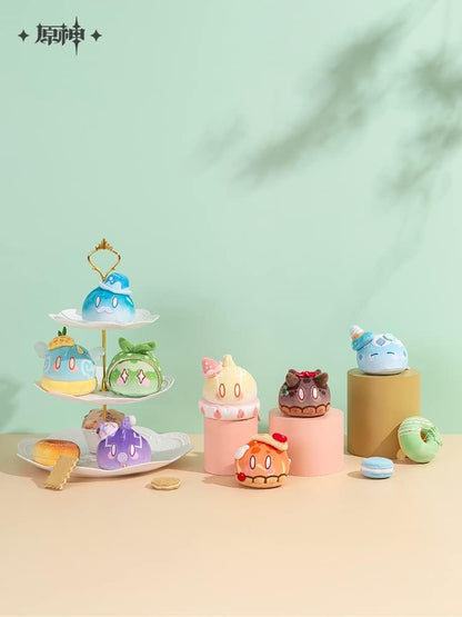 MiHoYo Genshin Impact peluche Slime Sweets Party Series Anemo Pancake Style 7cm