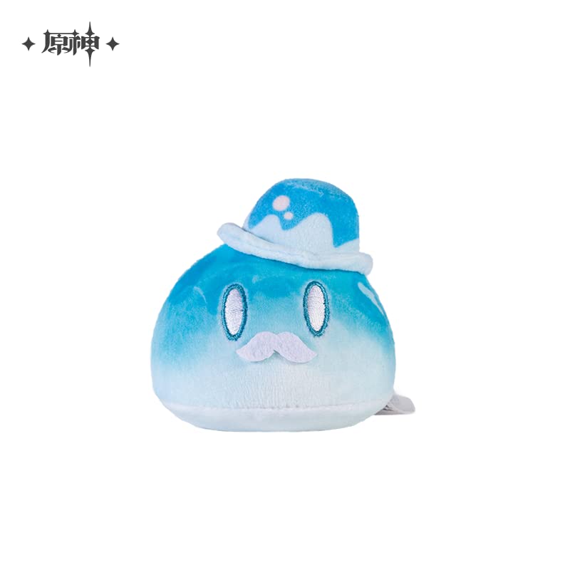 MiHoYo Genshin Impact peluche Slime Sweets Party Series Hydro Slime Pudding Style 7cm