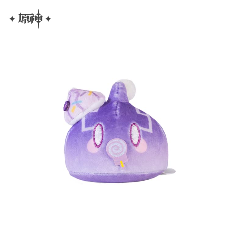 Genshin Impact peluche Slime Sweets Party Series Electro Slime Blueberry Candy Style 7cm