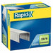 Rapid 24/6mm Standard Staples, For Stapling up to 20 Sheets, Use with Desktop and Electric Staplers, Galvanised Wire, Box of 5000, 24859800