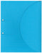 Elco 29495.32 Ordo collecto Karton mit 10 Ordnungsmappen für Ringordner, 315x250, 320g, intensiv-blau, Fenster: nein