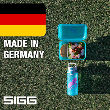 SIGG - Kids - Viva One - Suitable For Carbonated Beverages - Leakproof - Dishwasher Safe - BPA Free - Sports & Bike - 0.5L 1 Unicorn Bottle & Lunchbox