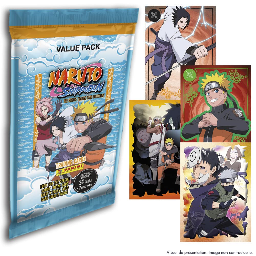 Panini Naruto Shippuden TC 18 Hüllen (Hüllen mit 8 Karten)
