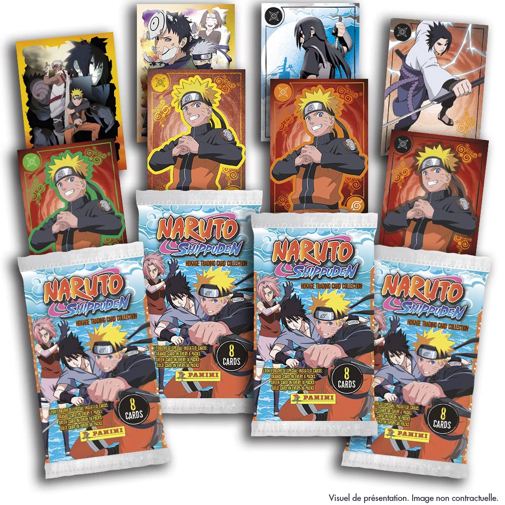 Panini Naruto Shippuden TC 18 Hüllen (Hüllen mit 8 Karten)