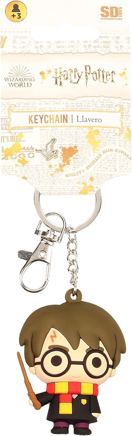 SD TOYS Harry Potter Rubber Figurative Keyring, Multi-Colour (SDTWRN20451