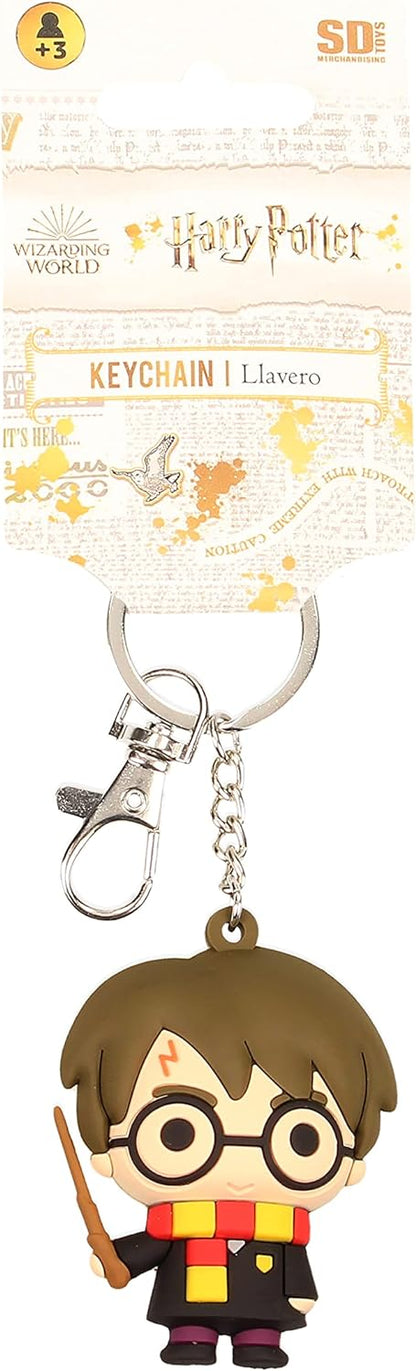 SD TOYS Harry Potter Rubber Figurative Keyring, Multi-Colour (SDTWRN20451