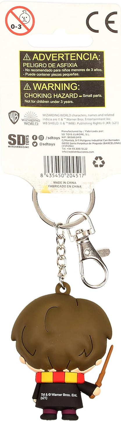 SD TOYS Harry Potter Rubber Figurative Keyring, Multi-Colour (SDTWRN20451