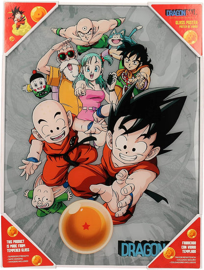 DRAGON BALL - GLASS PRINT - Characters - 30X40 Cm