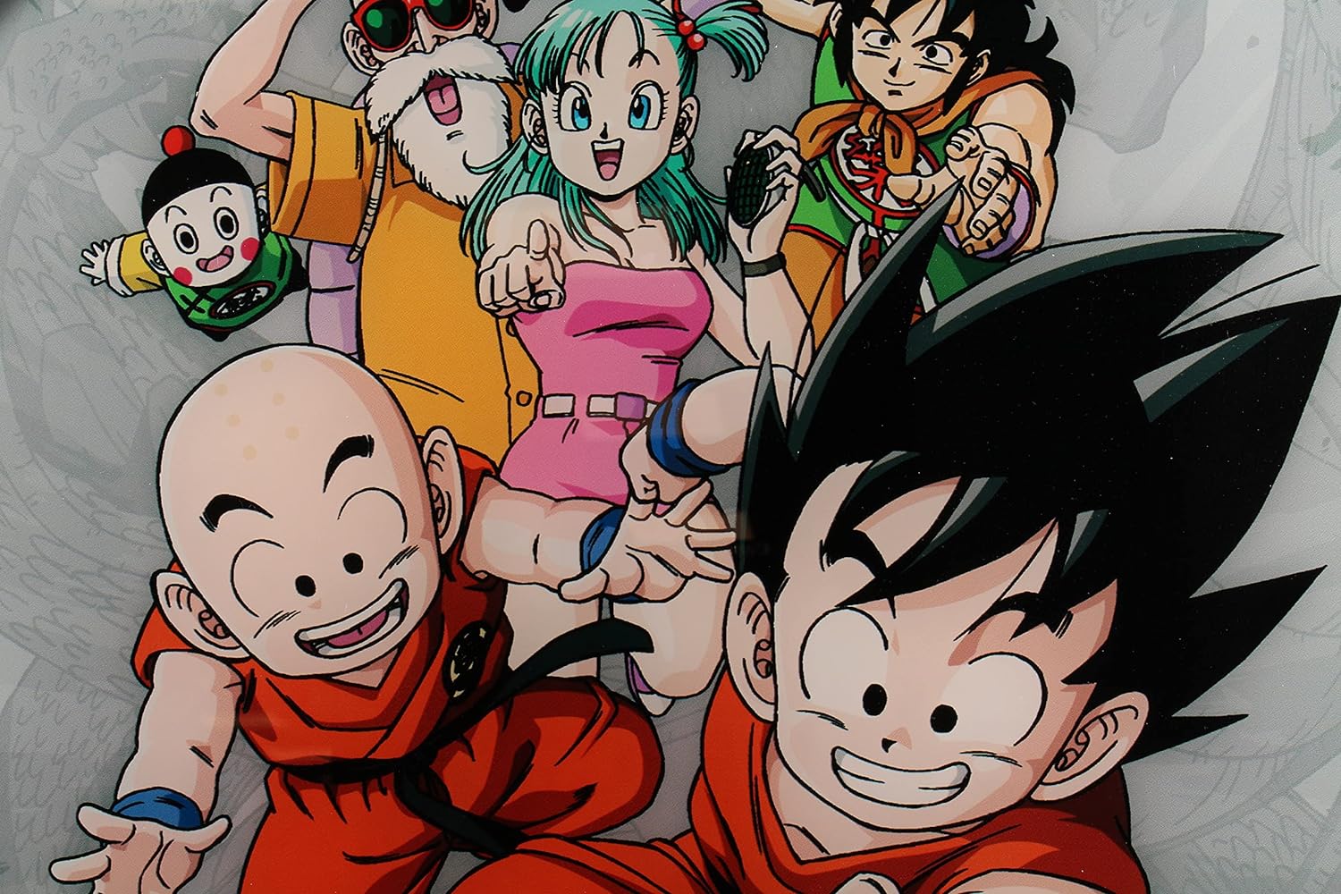 DRAGON BALL - GLASS PRINT - Characters - 30X40 Cm