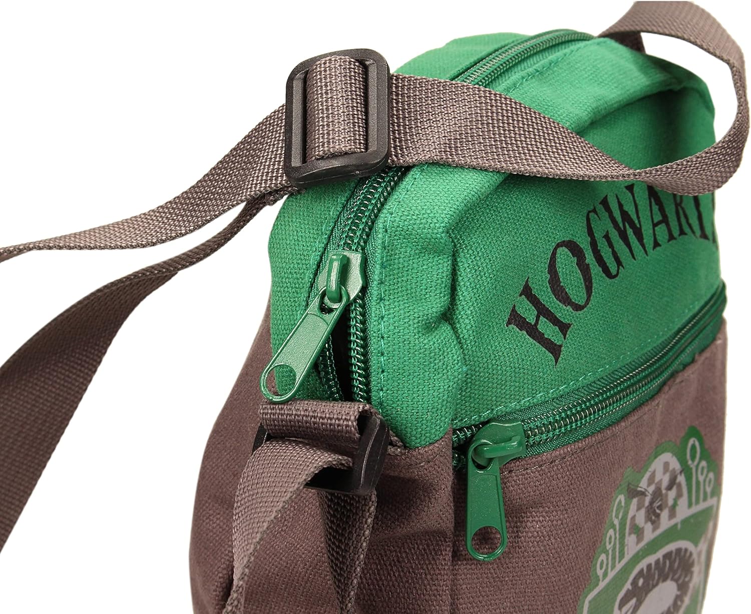 SD TOYS Unisex's Bolsa Pequeña Tela Canvas Slytherin Harry Potter Small Bag, Multicoloured, Mide 17 x 23 cm