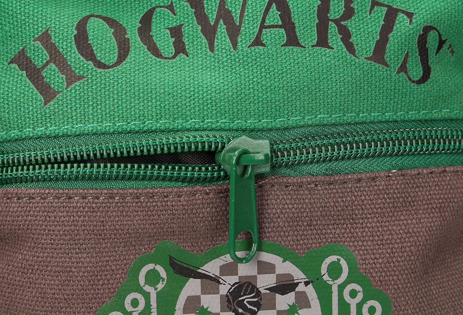 SD TOYS Unisex's Bolsa Pequeña Tela Canvas Slytherin Harry Potter Small Bag, Multicoloured, Mide 17 x 23 cm