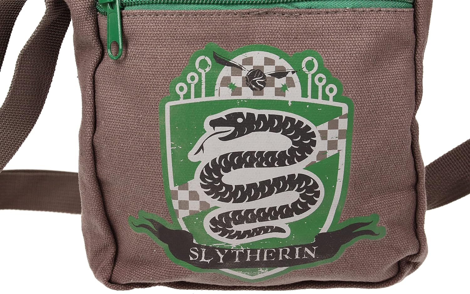 SD TOYS Unisex's Bolsa Pequeña Tela Canvas Slytherin Harry Potter Small Bag, Multicoloured, Mide 17 x 23 cm