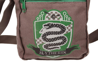 SD TOYS Unisex's Bolsa Pequeña Tela Canvas Slytherin Harry Potter Small Bag, Multicoloured, Mide 17 x 23 cm