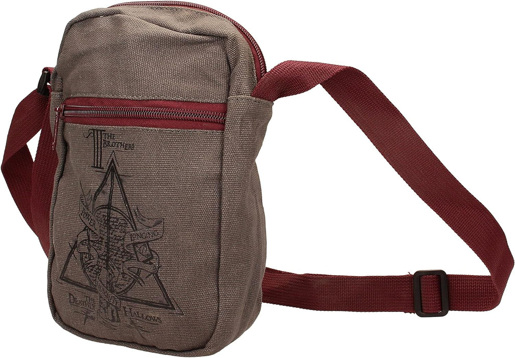 SD toys Small, Canvas Bag Deathly Hallows Harry Potter Unisex Adult, Multicolor
