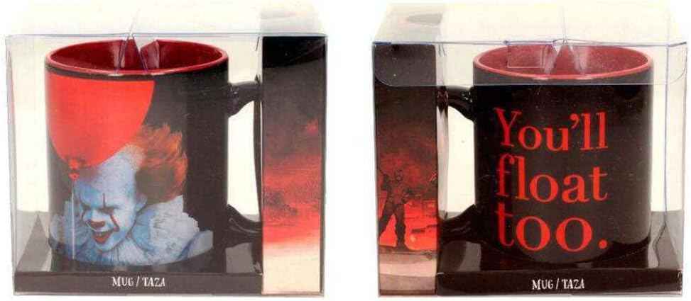 SD TOYS Dirac Pennywise 2017 Ceramic Mug It Official Merchandising Breakfast Mugs, Does Not Apply