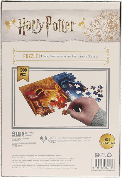 SD TOYS SDTWRN23239 Puzzle, Ron and Hermione Names Harry Potter Official Merchandising Toy, One Size