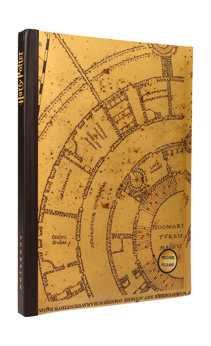 SD TOYS HARRY POTTER - Carte du Marauder - Cahier Lumineux 15x25x3cm