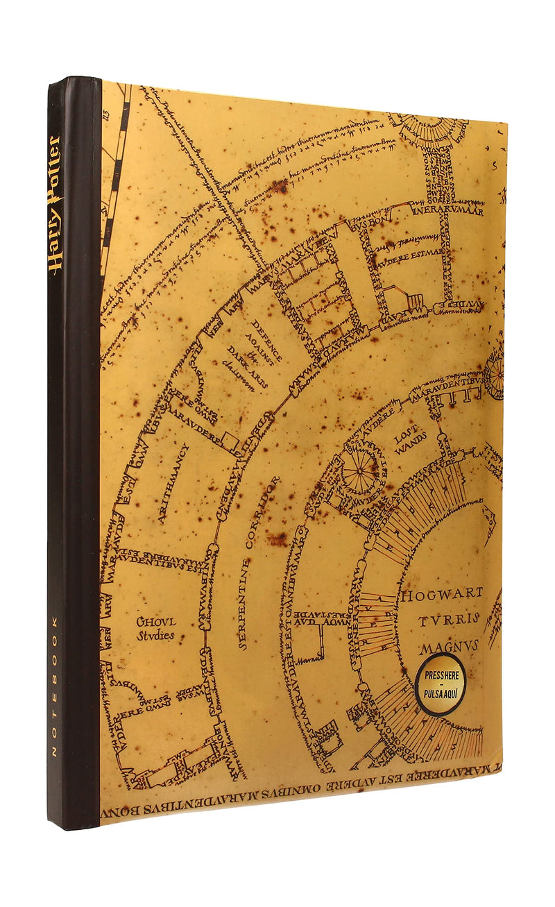 SD TOYS HARRY POTTER - Carte du Marauder - Cahier Lumineux 15x25x3cm