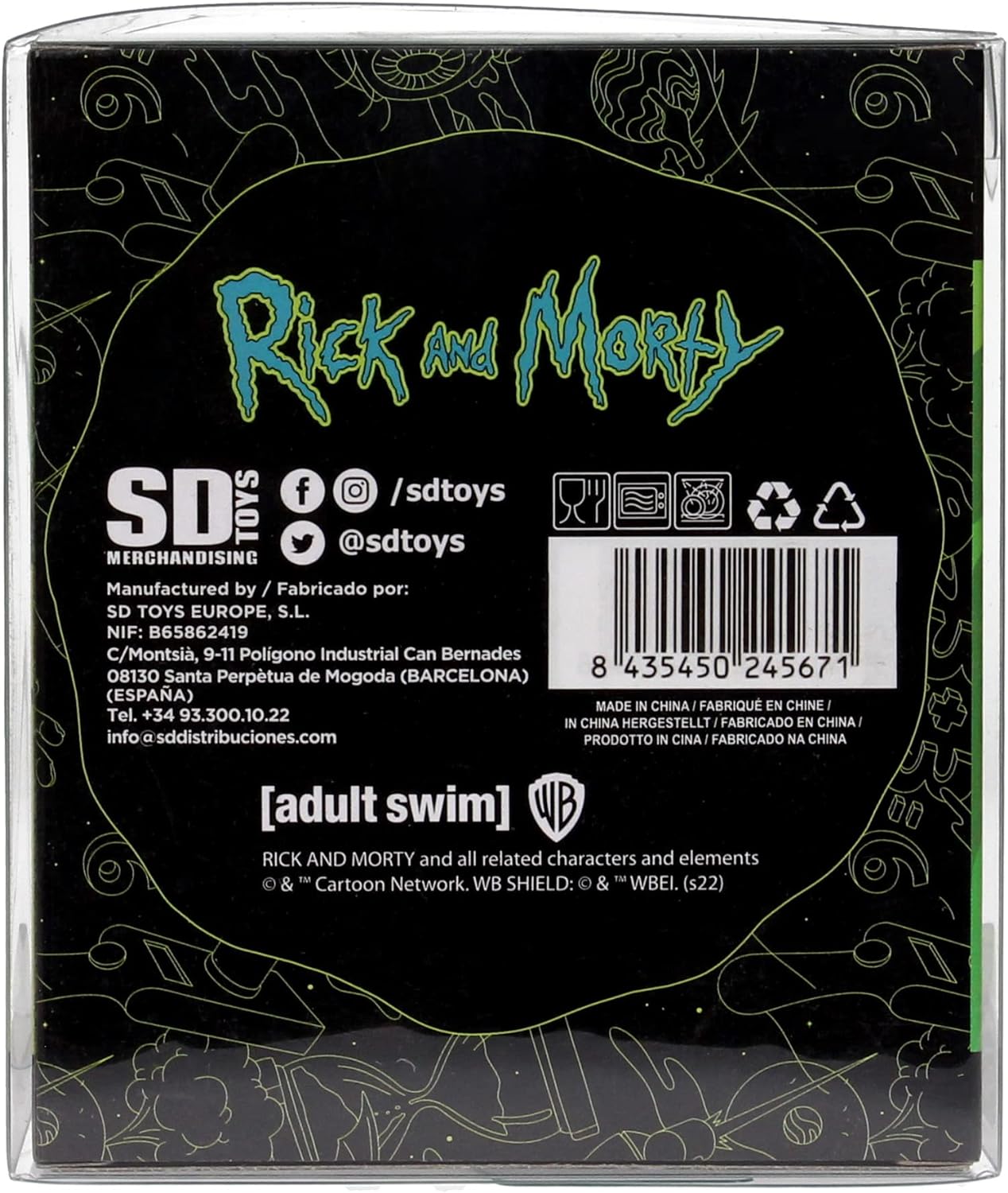 SD Toys Rick & Morty Mug Logo Goblets Cups