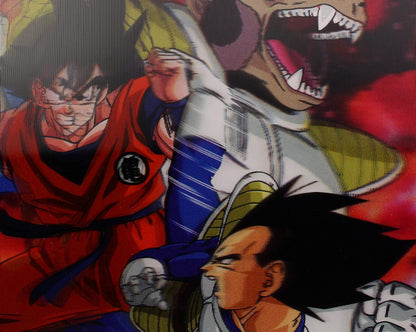 REDSTRING - 3D Dragon Ball Z Goku Vs Vegeta, mehrfarbig (RS531137
