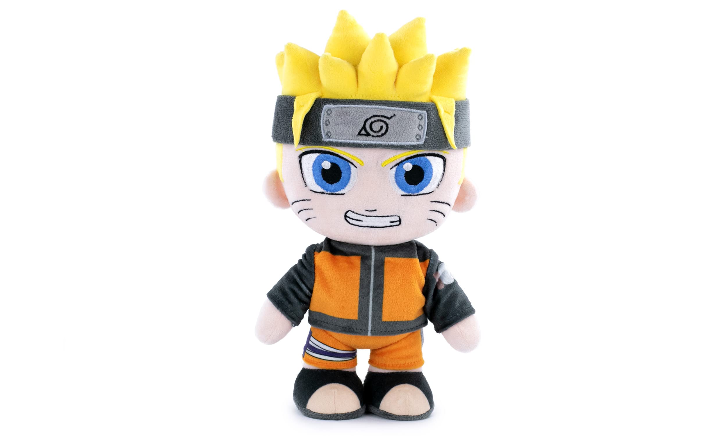 BARRADO Soft Toy of the Characters of Naruto 25cm, 9'84" - Naruto, Kakashi, Sasuke, Kurama, Naruto Six Path - Super Soft Quality (Naruto