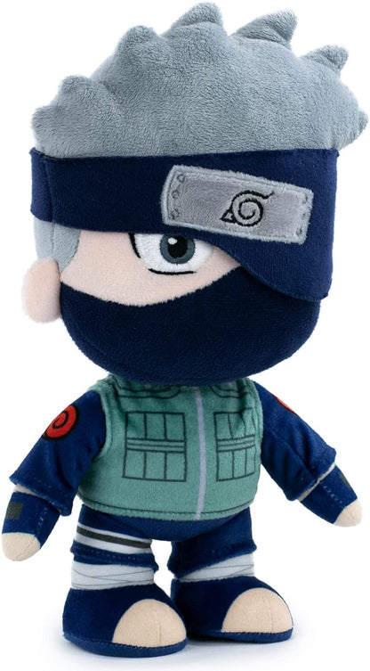 BARRADO Soft Toy of the Characters of Naruto 25cm, 9'84" - Naruto, Kakashi, Sasuke, Kurama, Naruto Six Path - Super Soft Quality (Kakashi