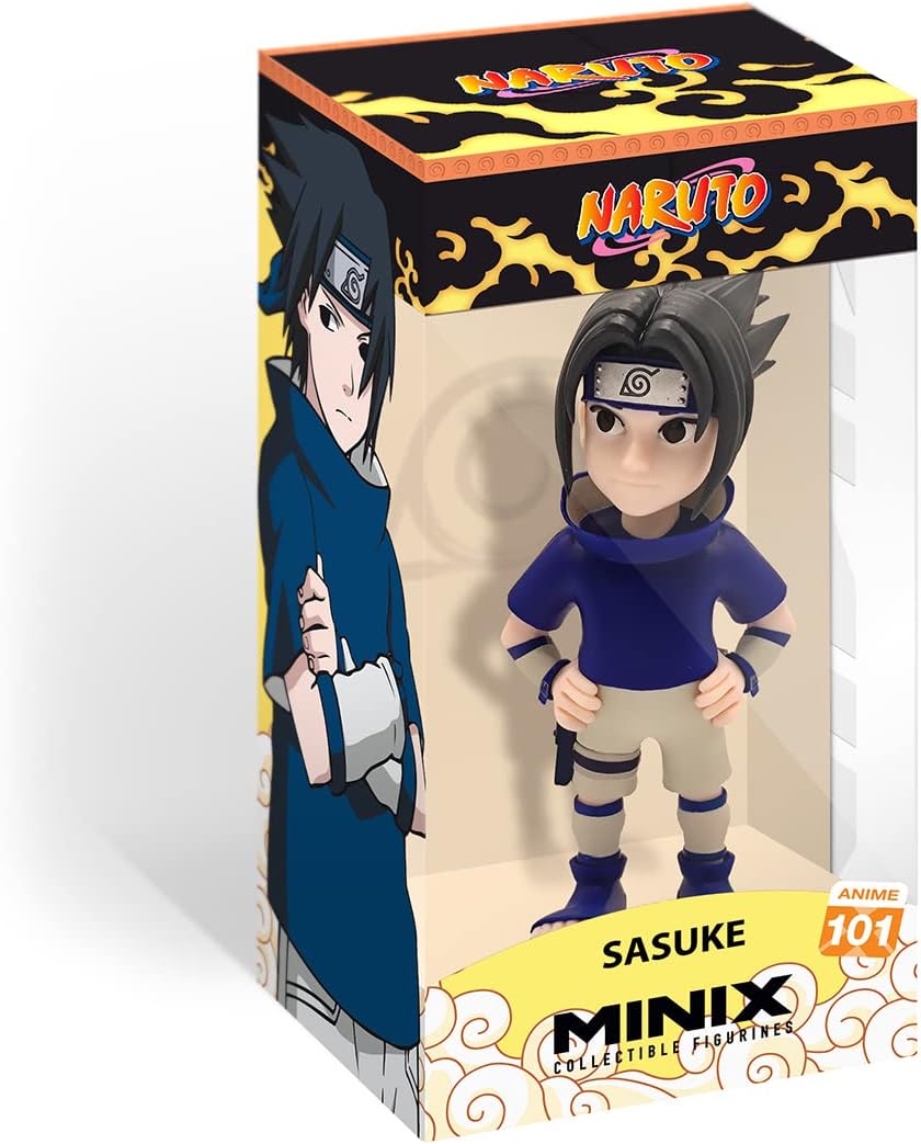 MINIX Collectible Figurines, Naruto - Sasuke, 12 cm Sammelfigur, Ab 17+ Jahren, Deutsch