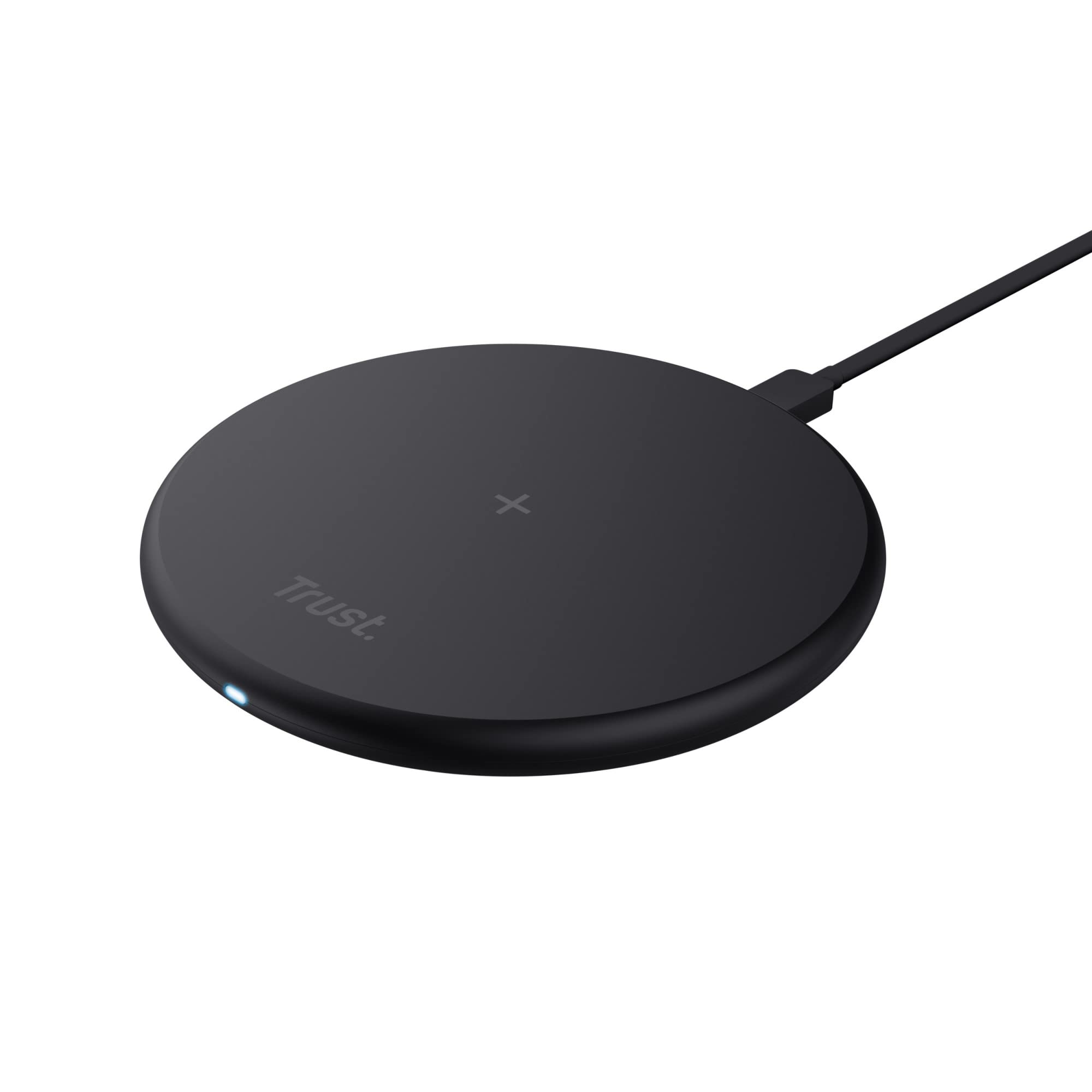 Trust Viro Qi Wireless Charger, 15W Fast Charger with USB-C Charging Cable, 85% Recycled Materials, Charging Pad for iPhone 13/14/Pro Max, Samsung Galaxy S10/S20, Huawei, Google Pixel, AirPods