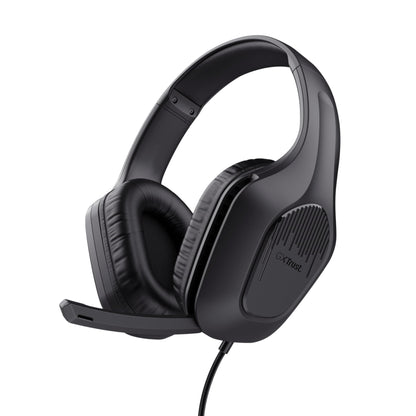 Trust Gaming GXT 415 Zirox Cuffie Gaming Leggere con Driver da 50 mm per PC, Xbox, PS4, PS5, Switch, Mobile, Jack Audio 3.5 mm, Cavo 2m, Cuffie con Microfono Over-Ear