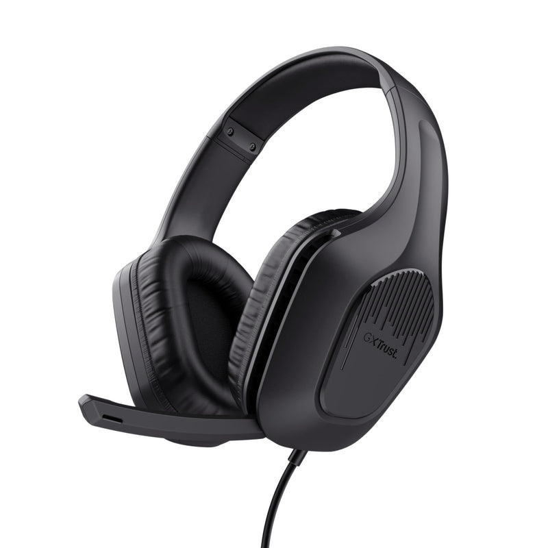 Trust Gaming GXT 415 Zirox Cuffie Gaming Leggere con Driver da 50 mm per PC, Xbox, PS4, PS5, Switch, Mobile, Jack Audio 3.5 mm, Cavo 2m, Cuffie con Microfono Over-Ear