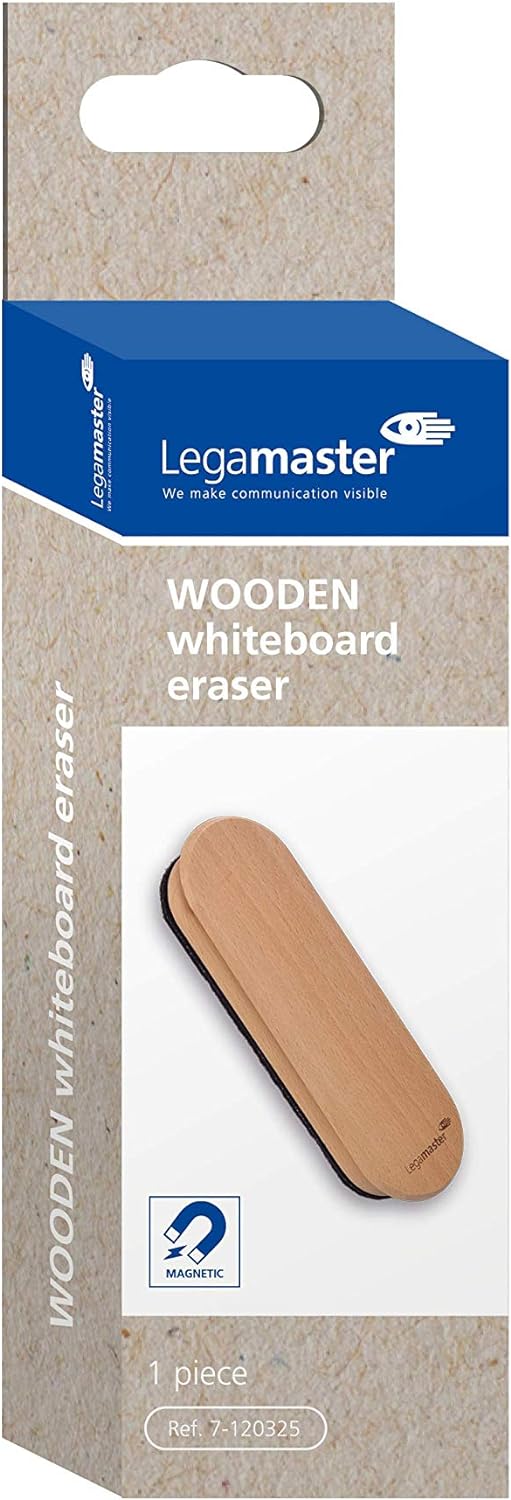 Legamaster - wooden magnetic whiteboard eraser - 1 piece