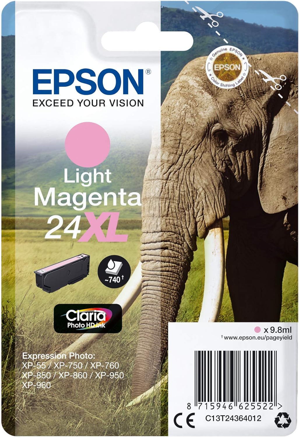 Epson C13T24364022 Inkjet Cartridge - Magenta