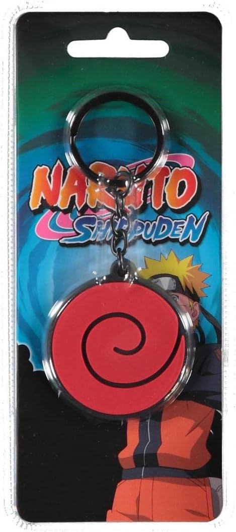 Difuzed Naruto Sign Keyring, Orange, One Size