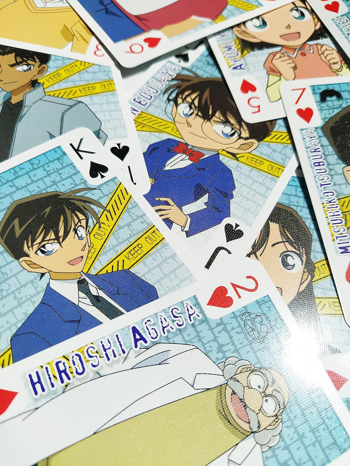 SAKAMI - Detective Conan - Case Closed - 52 Playing Cards Poker Card Game Deck Playing Cards - Original & Licensed